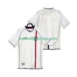 Günstige Fußball Trikotsatz England Retro Herren Heimtrikot 2002 Kurzarm