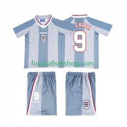 Günstige Fußball Trikotsatz England SHEARER 9 1996 Retro Kinder Auswärtstrikot Kurzarm