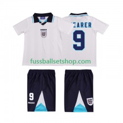Günstige Fußball Trikotsatz England SHEARER 9 1996 Retro Kinder Heimtrikot Kurzarm