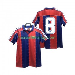 Günstige Fußball Trikotsatz FC Barcelona 8 1992 1995 Retro Herren Heimtrikot Kurzarm
