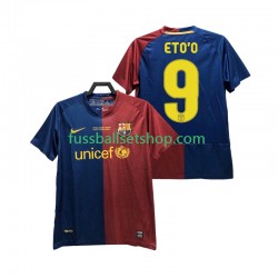 Günstige Fußball Trikotsatz FC Barcelona ETO O 9 Champions League 2009 Retro Herren Heimtrikot 2008 Kurzarm