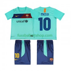Günstige Fußball Trikotsatz FC Barcelona Lionel Messi 10 Retro Kinder Auswärtstrikot 2011 2010 Kurzarm
