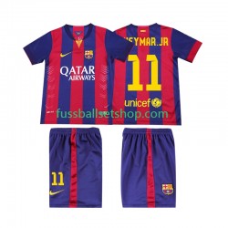 Günstige Fußball Trikotsatz FC Barcelona Neymar JR 11 2014 2015 Retro Kinder Heimtrikot Kurzarm
