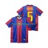 Günstige Fußball Trikotsatz FC Barcelona PUYOL 5 Retro Herren Heimtrikot 1998 1999 Kurzarm