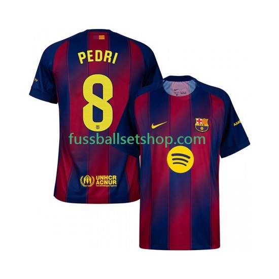 Günstige Fußball Trikotsatz FC Barcelona Pedri 8 Herren Heimtrikot 2025-2026 Kurzarm