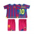 Günstige Fußball Trikotsatz FC Barcelona RONALDINHO 10 Champions League 2005 Retro Kinder Heimtrikot 2006 Kurzarm