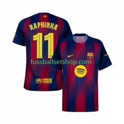 Günstige Fußball Trikotsatz FC Barcelona Raphinha 11 Champions League Herren Heimtrikot 2025-2026 Kurzarm