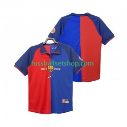Günstige Fußball Trikotsatz FC Barcelona 1990 2000 Retro Herren Heimtrikot Kurzarm