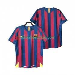 Günstige Fußball Trikotsatz FC Barcelona 2005 Retro Herren Heimtrikot 2006 Kurzarm