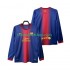 Günstige Fußball Trikotsatz FC Barcelona 2012 2013 Retro Herren Heimtrikot Langarm