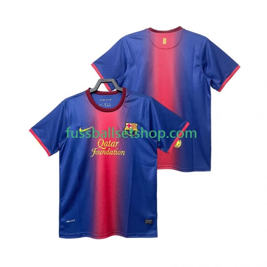 Günstige Fußball Trikotsatz FC Barcelona 2012 2013 Retro Herren Heimtrikot Kurzarm
