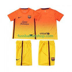 Günstige Fußball Trikotsatz FC Barcelona 2012 2013 Retro Kinder Auswärtstrikot Kurzarm