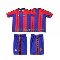 Günstige Fußball Trikotsatz FC Barcelona 1997 Retro Kinder Heimtrikot 1998 Kurzarm