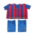 Günstige Fußball Trikotsatz FC Barcelona 2004 2005 Retro Kinder Heimtrikot Kurzarm