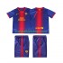 Günstige Fußball Trikotsatz FC Barcelona 2012 2013 Retro Kinder Heimtrikot Kurzarm