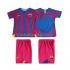 Günstige Fußball Trikotsatz FC Barcelona Champions League 2005 Retro Kinder Heimtrikot 2006 Kurzarm