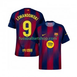 Günstige Fußball Trikotsatz FC Barcelona Robert Lewandowski 9 Herren Heimtrikot 2025-2026 Kurzarm