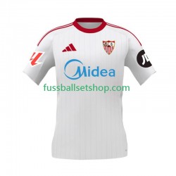 Günstige Fußball Trikotsatz FC Sevilla Herren Heimtrikot 2025-2026 Kurzarm