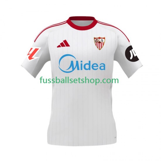 Günstige Fußball Trikotsatz FC Sevilla Herren Heimtrikot 2025-2026 Kurzarm