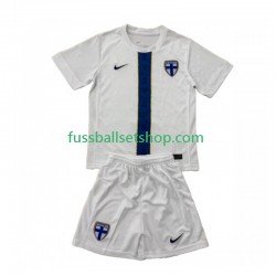 Günstige Fußball Trikotsatz Finnland Kinder Heimtrikot 2025 Kurzarm