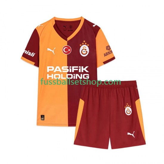 Günstige Fußball Trikotsatz Galatasaray Kinder Heimtrikot 2025-2026 Kurzarm