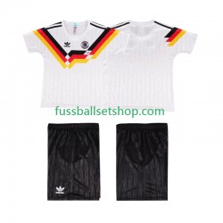 Günstige Fußball Trikotsatz Deutschland 1990 Retro Kinder Heimtrikot Kurzarm