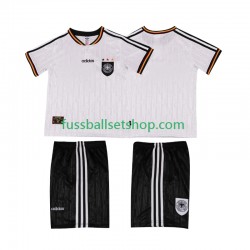 Günstige Fußball Trikotsatz Deutschland 1996 Retro Kinder Heimtrikot Kurzarm