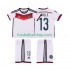 Günstige Fußball Trikotsatz Deutschland MULLER 13 2014 Retro Kinder Heimtrikot Kurzarm