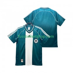 Günstige Fußball Trikotsatz Deutschland Retro Herren Auswärtstrikot 1998 Kurzarm