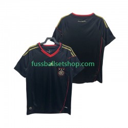 Günstige Fußball Trikotsatz Deutschland Retro Herren Auswärtstrikot 2010 Kurzarm