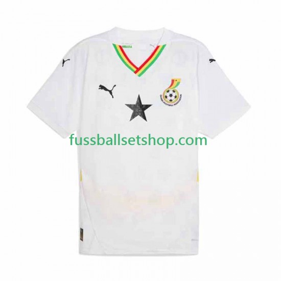 Günstige Fußball Trikotsatz Ghana Herren Heimtrikot 2025 Kurzarm