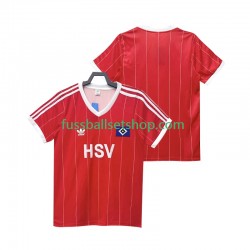 Günstige Fußball Trikotsatz Hamburger SV 1983 1984 Retro Herren Auswärtstrikot Kurzarm