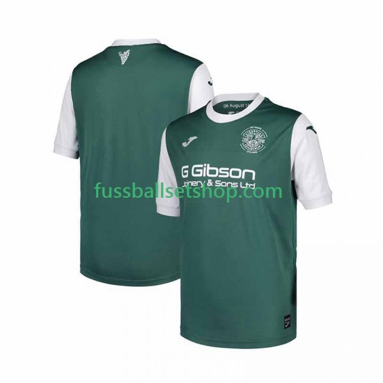 Günstige Fußball Trikotsatz Hibernian Herren Heimtrikot 2025-2026 Kurzarm