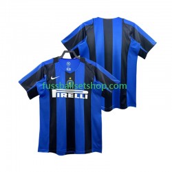 Günstige Fußball Trikotsatz Inter Mailand 2004 2005 Retro Herren Heimtrikot Kurzarm