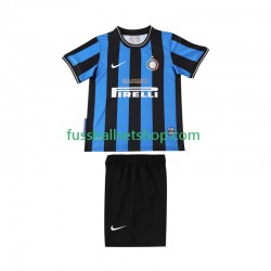 Günstige Fußball Trikotsatz Inter Mailand 2009 Retro Kinder Heimtrikot 2010 Kurzarm