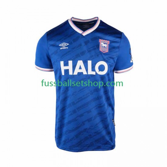 Günstige Fußball Trikotsatz Ipswich Town Herren Heimtrikot 2025-2026 Kurzarm
