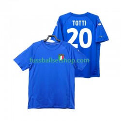 Günstige Fußball Trikotsatz Italien Totti 20 2000 Retro Herren Heimtrikot Kurzarm