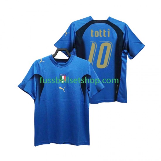 Günstige Fußball Trikotsatz Italien Totti 20 Retro Herren Heimtrikot 2006 Kurzarm