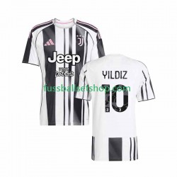 Günstige Fußball Trikotsatz Juventus Turin Kenan Yildiz 10 Herren Heimtrikot 2025-2026 Kurzarm