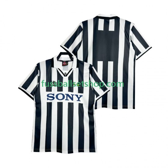 Günstige Fußball Trikotsatz Juventus Turin 1995 1996 Retro Herren Heimtrikot Kurzarm