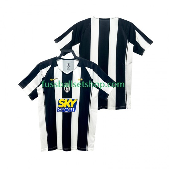 Günstige Fußball Trikotsatz Juventus Turin 2004 2005 Retro Herren Heimtrikot Kurzarm