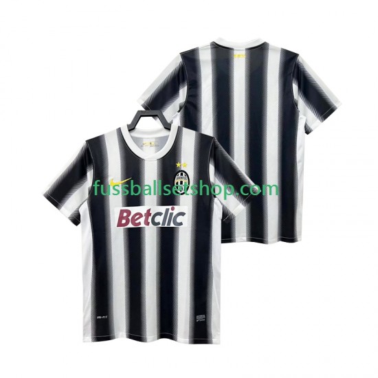 Günstige Fußball Trikotsatz Juventus Turin 2012 Retro Herren Heimtrikot 2011 Kurzarm