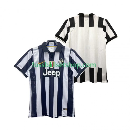 Günstige Fußball Trikotsatz Juventus Turin 2014 2015 Retro Herren Heimtrikot Kurzarm