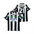 Günstige Fußball Trikotsatz Juventus Turin ZIDANE 21 1997 Retro Herren Heimtrikot 1998 Kurzarm