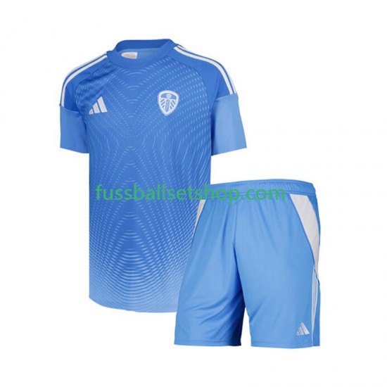 Günstige Fußball Trikotsatz Leeds United Torwart Kinder Heimtrikot 2025-2026 Kurzarm