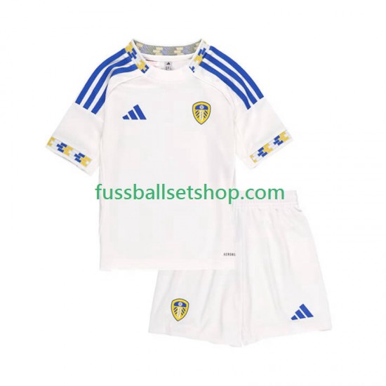 Günstige Fußball Trikotsatz Leeds United Kinder Heimtrikot 2025-2026 Kurzarm