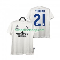 Günstige Fußball Trikotsatz Leeds United YEBOAH 21 1995 1996 Retro Herren Heimtrikot Kurzarm
