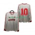 Günstige Fußball Trikotsatz Liverpool 10 1989 1991 Retro Herren Auswärtstrikot Langarm