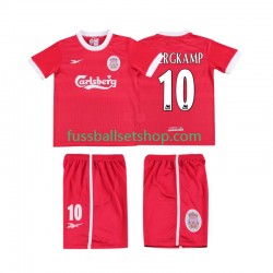 Günstige Fußball Trikotsatz Liverpool BERGKAMP 10 LWP 1997 Retro Kinder Heimtrikot 1998 Kurzarm