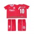 Günstige Fußball Trikotsatz Liverpool BERGKAMP 10 LWP 1997 Retro Kinder Heimtrikot 1998 Kurzarm